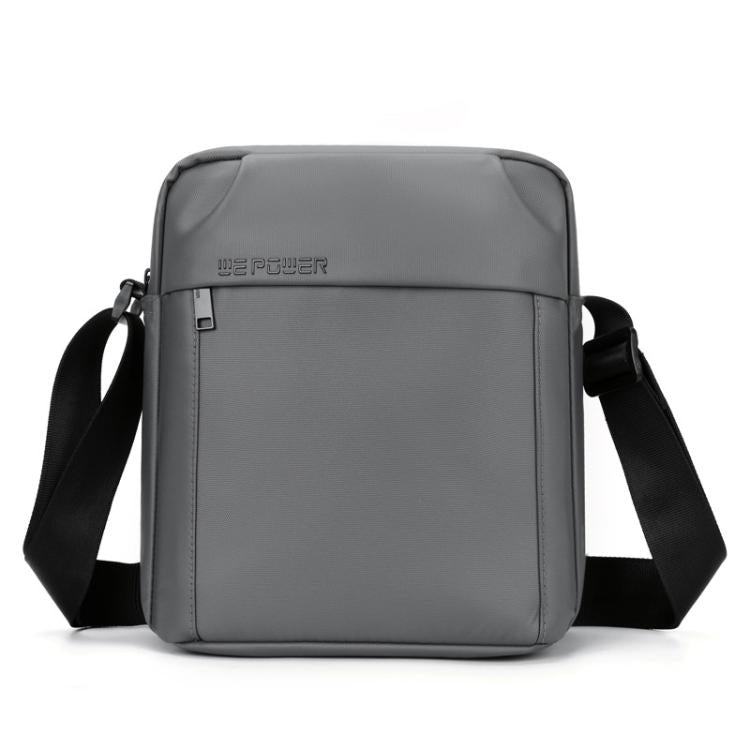 WEPOWER Men Messenger Bag Large Capacity Leisure Shoulder Bag For Travel Commuting(Gray)