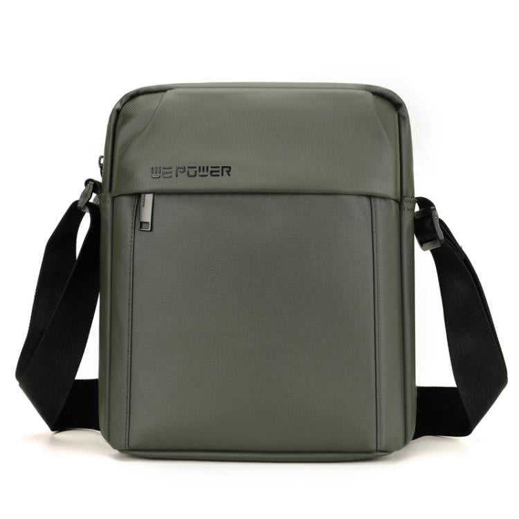 WEPOWER Men Messenger Bag Large Capacity Leisure Shoulder Bag For Travel Commuting(Amry Green)