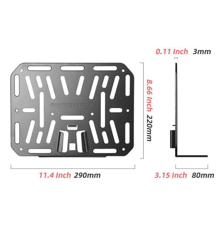 Rhinowalk SK800 For Brompton Bicycle Front End DIY Mounting Base Mounting Adapter(Black)