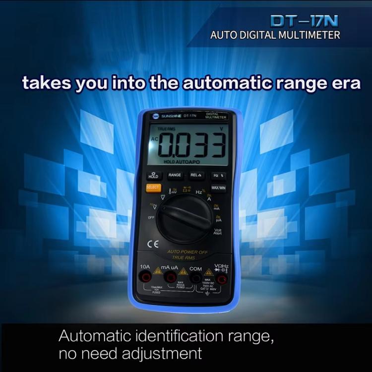 SUNSHINE DT-17N Auto Range Digital Multimeter LCD Display Tester Pen High Precision Measurement Of Capacitance Voltage Current