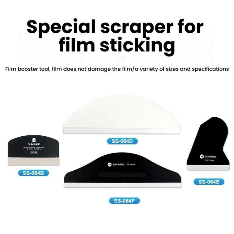 Mobile Phone Tablet PCs Protective Film Scraper Hydrogel Film Screen Scraper Card, SUNSHINE SS-064B, SUNSHINE SS-064D, SUNSHINE SS-064F