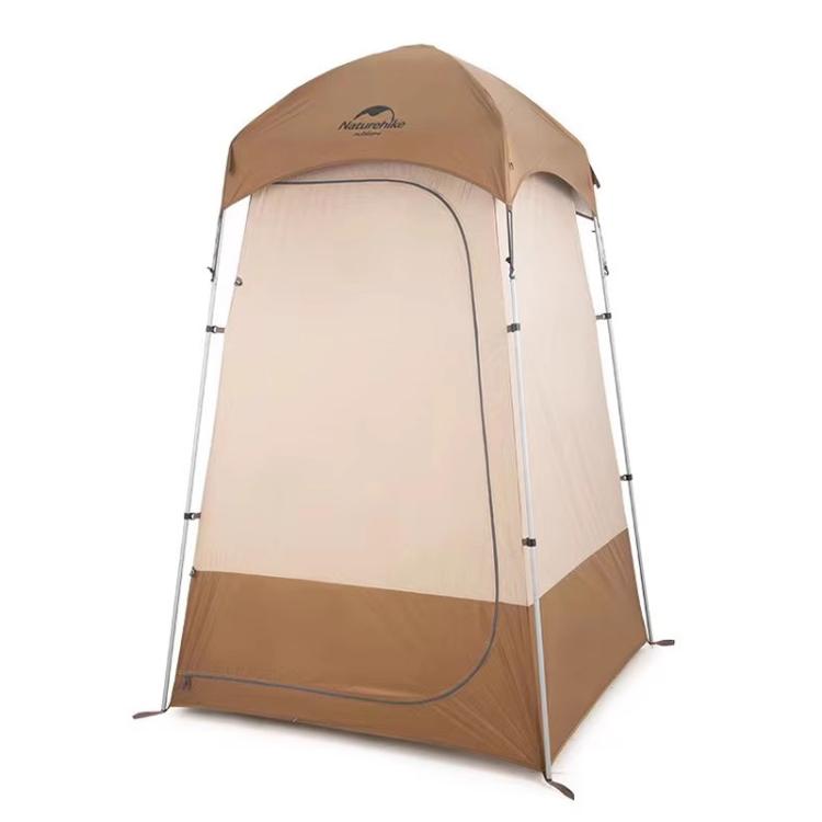 Naturehike Outdoor Light Single Changing Tent Shower Room Foldable Mobile Toilet(Dark Brown)