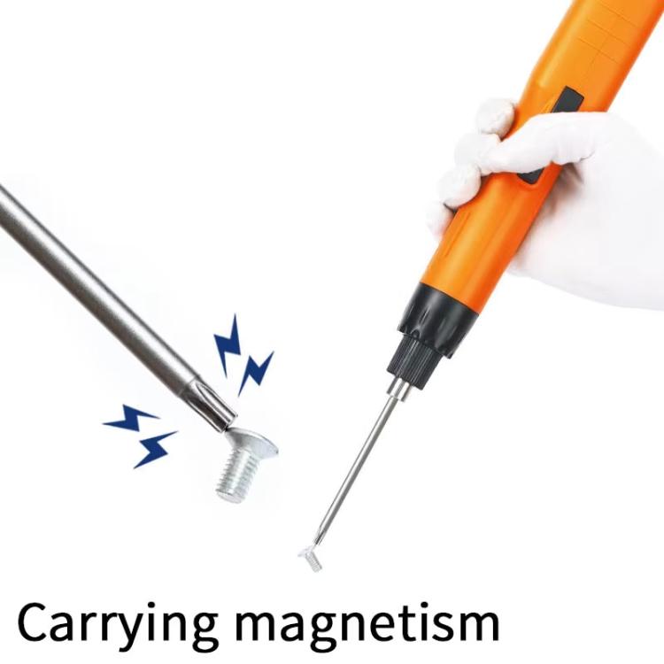WEILIGU 5pcs 75mm T6 Magnetic S2 Pneumatic Air Bit Electric Drill Plum Blossom Head With Center Hole