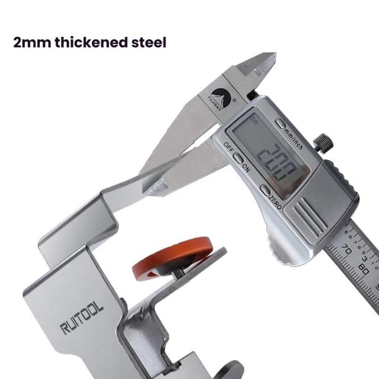 RUITOOL Stainless Steel Push Quick Drawer Clamp Adjustable Telescopic Woodworking Fixture Clamps, Spec: Small Bow Clip