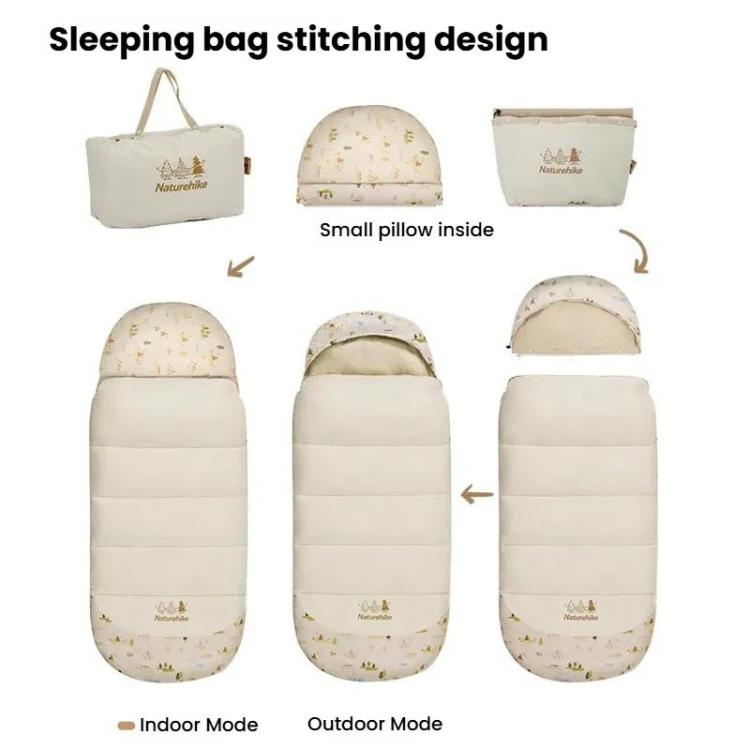 Naturehike BC180 Thin Portable Outdoor Camping Cotton Kids Sleeping Bag Camping Warm Quilt