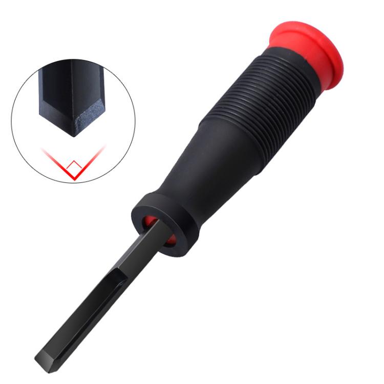 RUITOOL Woodworking 90 Degree Right Angle Chisel Slotting Chisel Notch Hinge Carving Tool(8mm Red)