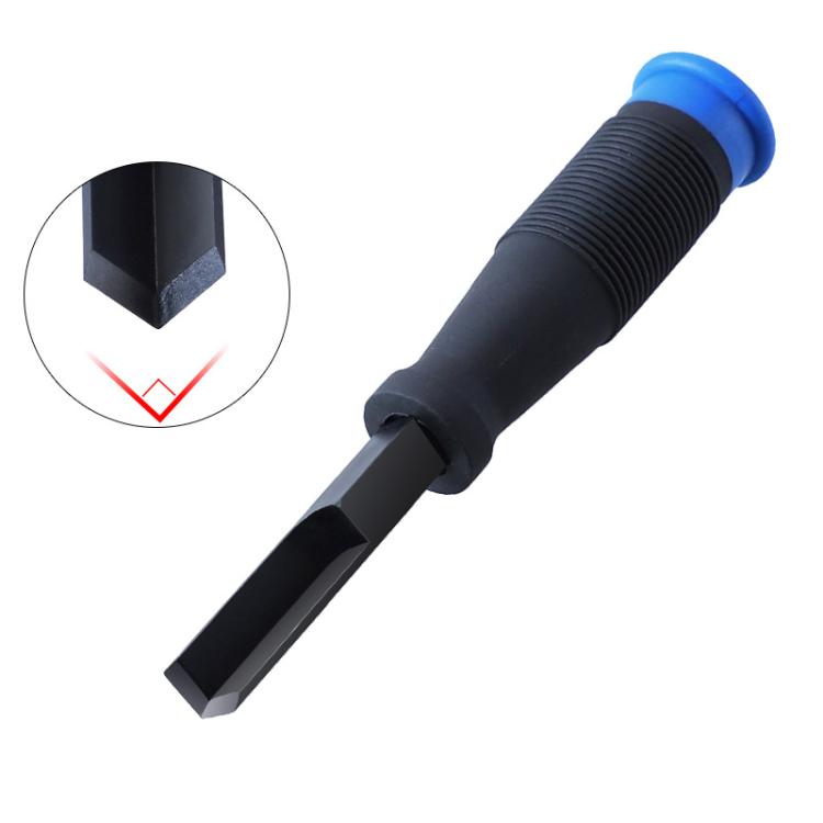 RUITOOL Woodworking 90 Degree Right Angle Chisel Slotting Chisel Notch Hinge Carving Tool(12mm Blue)
