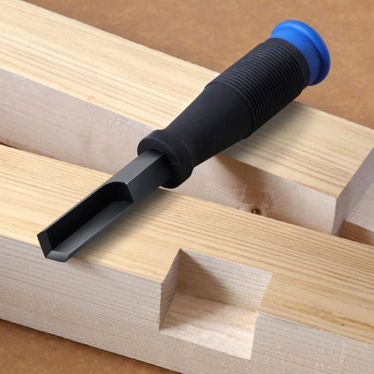 RUITOOL Woodworking 90 Degree Right Angle Chisel Slotting Chisel Notch Hinge Carving Tool(12mm Blue)