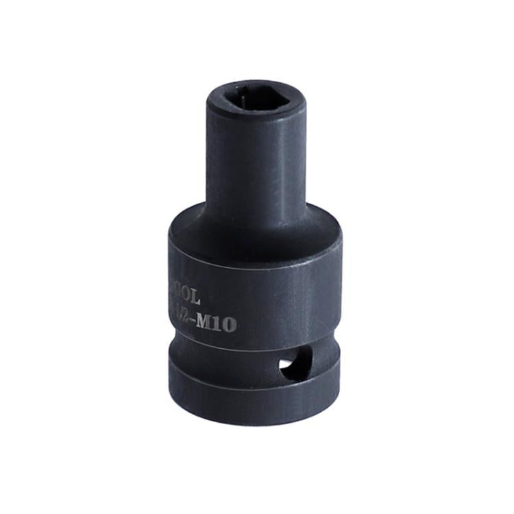 RUITOOL 1/2 inch Tap Socket Pneumatic Wrench Square Socket Inner Quarter Square Hole Wrench Tool, Spec: M10