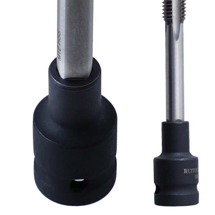 RUITOOL 1/2 inch Tap Socket Pneumatic Wrench Square Socket Inner Quarter Square Hole Wrench Tool, Spec: M30