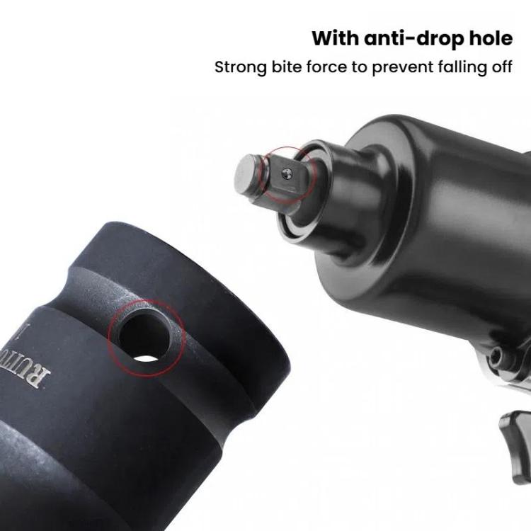RUITOOL 1/2 inch Tap Socket Pneumatic Wrench Square Socket Inner Quarter Square Hole Wrench Tool, Spec: M4