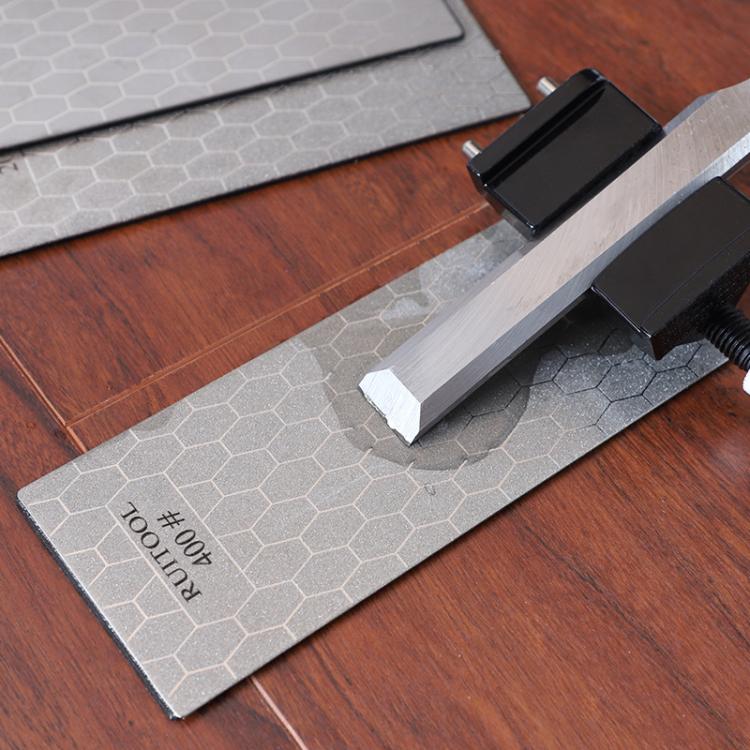 RUITOOL Emery Sharpening Disc Rectangular Diamond Honeycomb Knife Sharpener Household Polishing Tool(400#)
