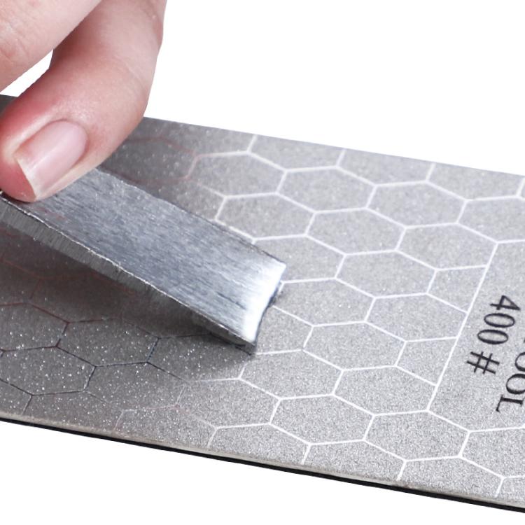 RUITOOL Emery Sharpening Disc Rectangular Diamond Honeycomb Knife Sharpener Household Polishing Tool(200#)