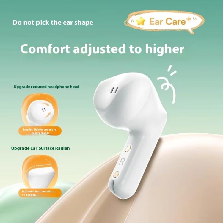 Havit E9 Semi-In-Ear ENC Noise Reduction Wireless Bluetooth Earphones, Color: White-Standard Edition