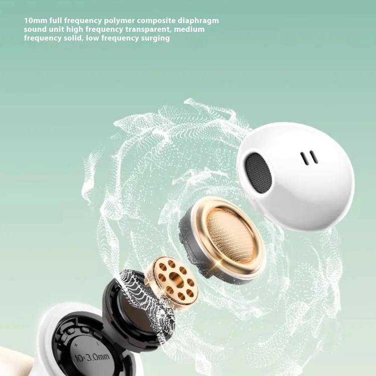 Havit E9 Semi-In-Ear ENC Noise Reduction Wireless Bluetooth Earphones, Color: Pink-Standard Edition
