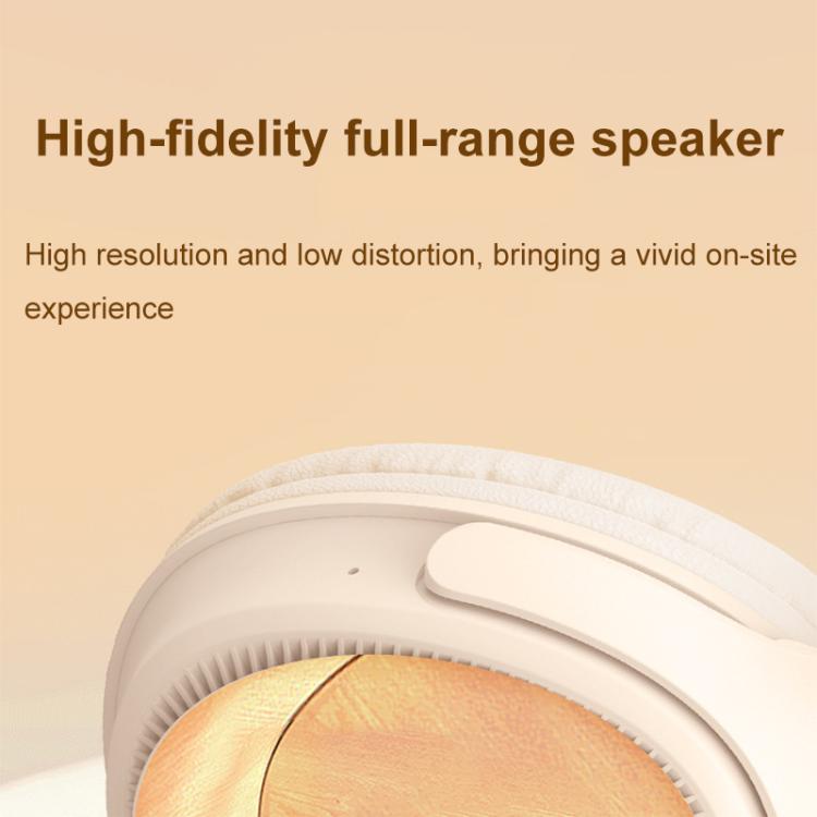 Havit H630BT Foldable Wireless Bluetooth Headset Music and Gaming Headset(Cream-color)