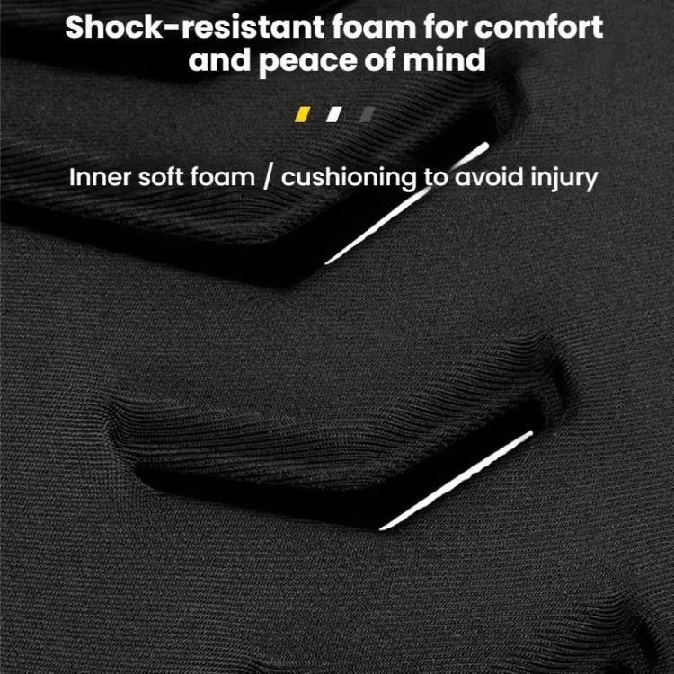 SULAITE Motocross Armor Vest Motorcycle Rider Chest Protection Equipment Racing Anti-Fall Armor Protector, Size: Uniform(White)