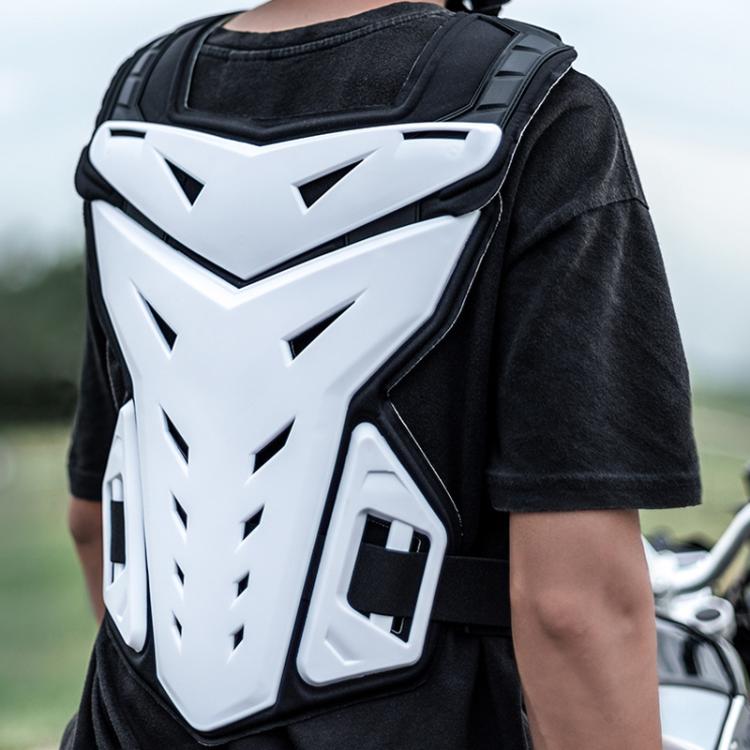 SULAITE Motocross Armor Vest Motorcycle Rider Chest Protection Equipment Racing Anti-Fall Armor Protector, Size: Uniform(Black)