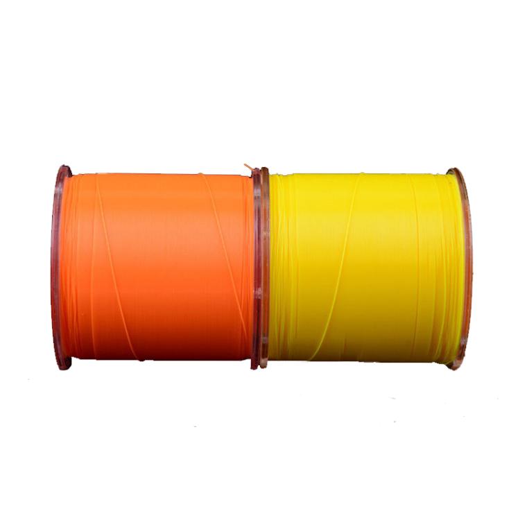 Meirenyu 500m Semi-floating Rocky Fishing Line Wear-resistant Lure Nylon Fishing Line, Size: 2.5(Orange)