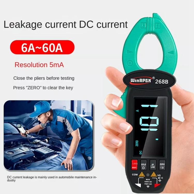 WINAPEX Clamp Meter High-precision AC / DC Voltage and Current Meter(268B)