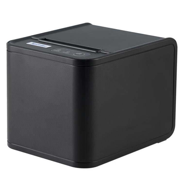 Xprinter XP-80T 80mm QR Code Supermarket Receipt Label Thermal Printer, Spec: USB+Lan(UK Plug)