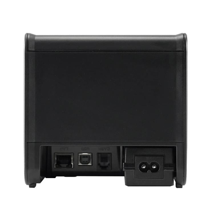 Xprinter XP-80T 80mm QR Code Supermarket Receipt Label Thermal Printer, Spec: USB+Lan(UK Plug)