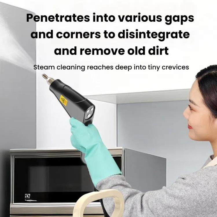 YAERDUN 1500W High Temperature Steam Cleaner Smart Digital Kitchen Hood Bathroom Cleaning Machine, Size: 110V US Plug(Beige)