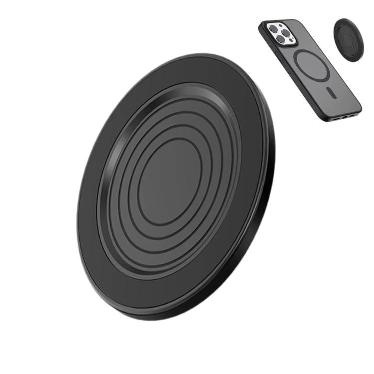 HEPAIL 101D-A Cell Phone Magnetic Selfie Mirror Magsaef Rear HD Photo Assist Convex Mirror(Black)