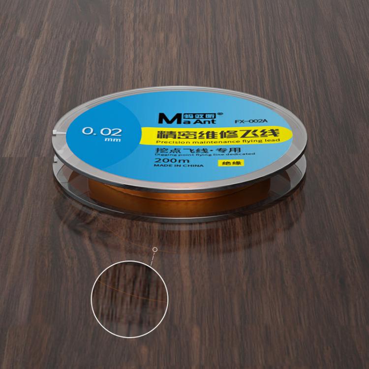 MaAnt FX-002A 0.02mm Insulated 200m Mobile Phone Motherboard Precision Repair Flying Wire