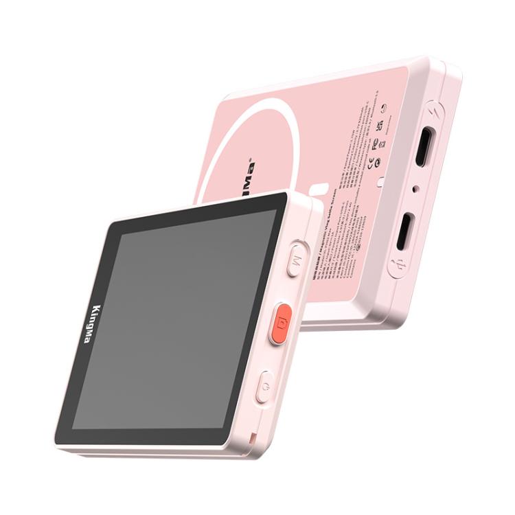 KingMa PH02 MAX Mobile Phone MagSafe Display Screen Selfie Live Streaming Phone Rear Camera(Black)