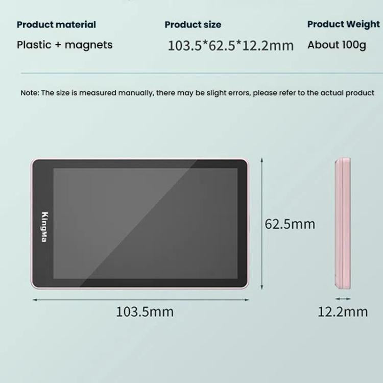 KingMa PH02 MAX Mobile Phone MagSafe Display Screen Selfie Live Streaming Phone Rear Camera(Pink)