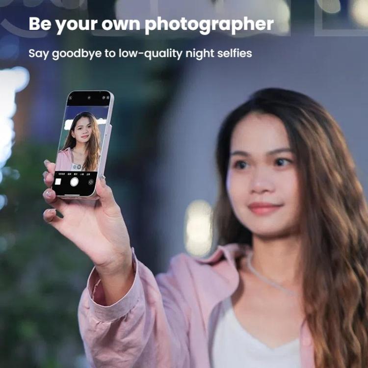 KingMa PH02 MAX Mobile Phone MagSafe Display Screen Selfie Live Streaming Phone Rear Camera(Pink)