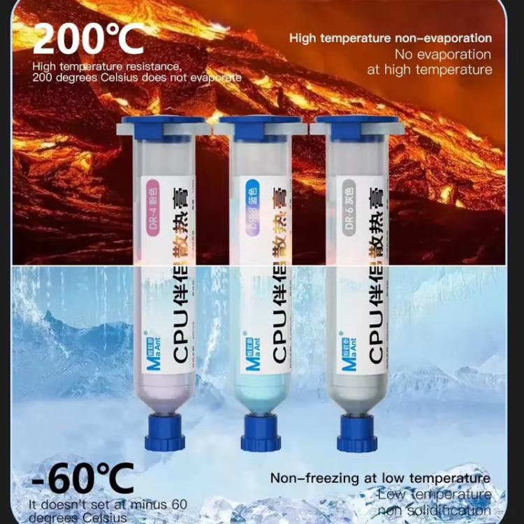 MaAnt Thermal Conductive Silicone Grease CPU Thermal Grease Computer Graphic Card Cooling Universal Thermal Conductive(Blue)