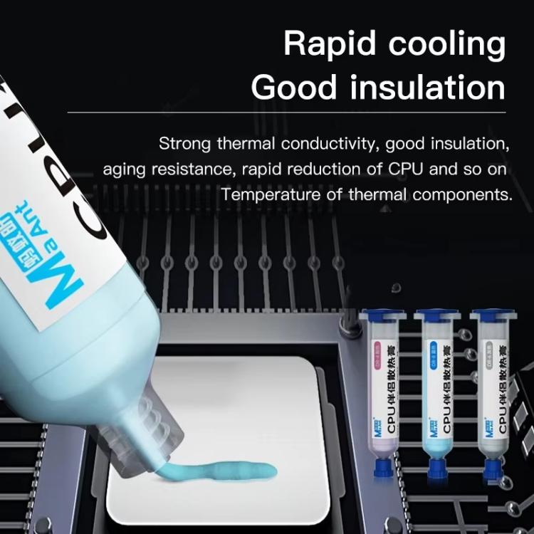 MaAnt Thermal Conductive Silicone Grease CPU Thermal Grease Computer Graphic Card Cooling Universal Thermal Conductive(Pink)