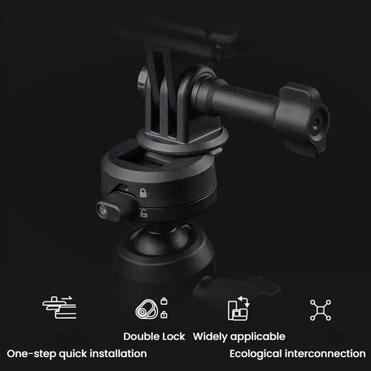 PGYTECH Motorcycle Rearview Mirror Quick Release Bracket(Black)