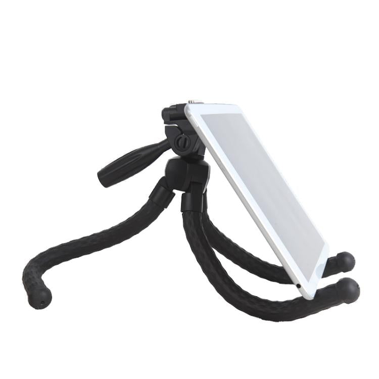 YUNTENG 3280 Octopus Tripod With 3-Way Pan Head Camera Phone Holder(Black)