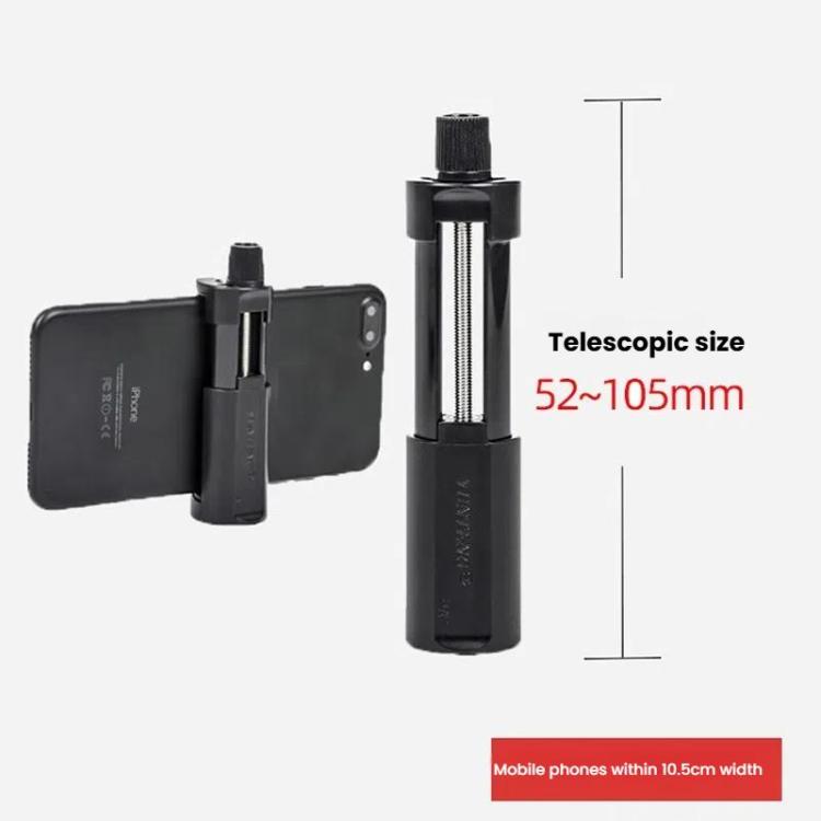YUNTENG 3280 Octopus Tripod With 3-Way Pan Head Camera Phone Holder(Black)