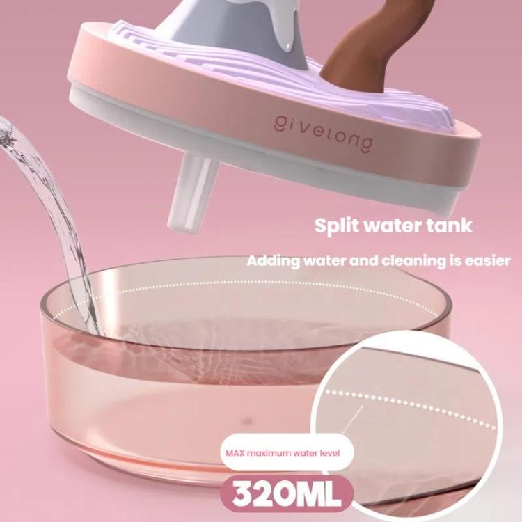 Givelong Mini Portable Landscape Humidifier Plant Pot Hydrator Mister USB Car Spray Aromatherapy Diffuser(Cactus)