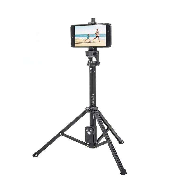YUNTENG 1688L 16.5-77 Inch Phone Camera Selfie Stick Tripod With Bluetooth Remote Control(Black)
