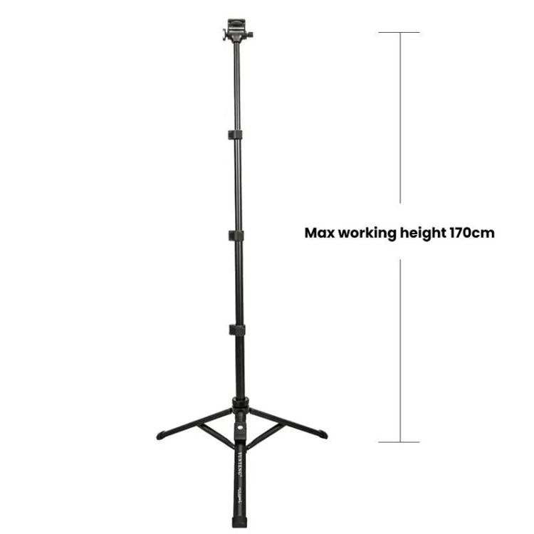 YUNTENG 91666L 18.5-67 Inch Adjustable Tripod Selfie Stick With Remote Control For Phone and Camera(Black)