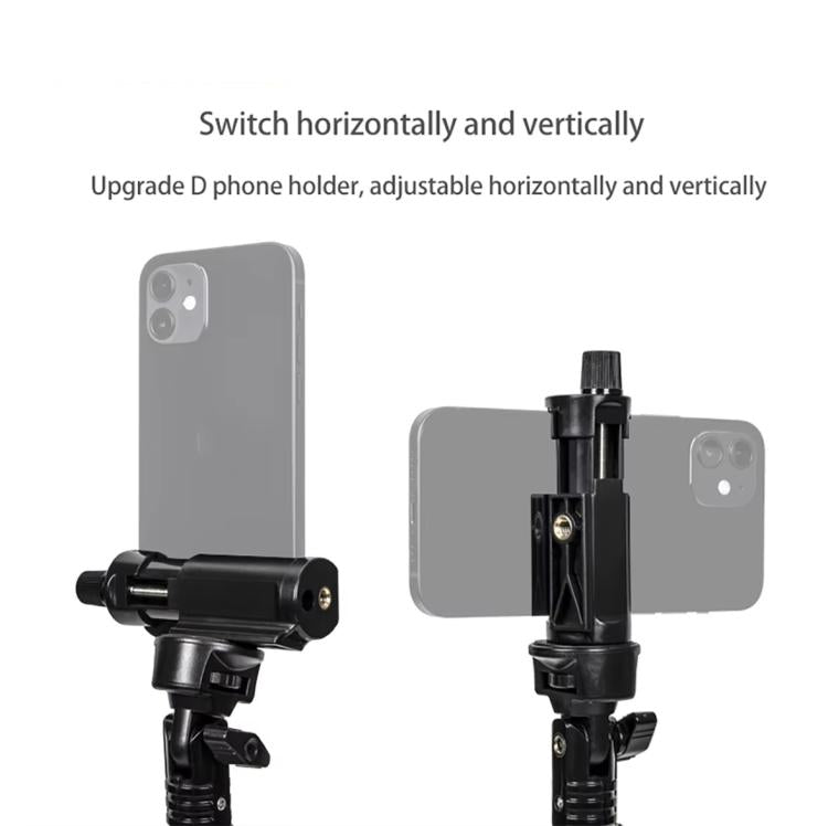 YUNTENG 1288 Adjustable 50 Inch Aluminum Alloy Selfie Stick With Bluetooth Remote Control For Smartphones & Cameras(Black)