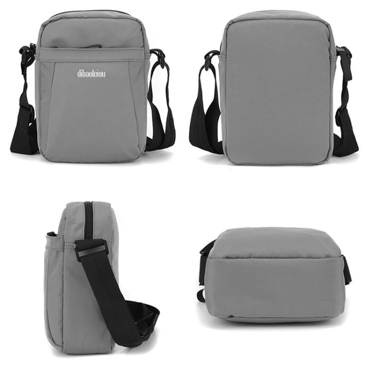 Dibaoleiou Lightweight Multifunction Mobile Phone Bag Men Casual Canvas Bag Shoulder Small Backpack(Blue)
