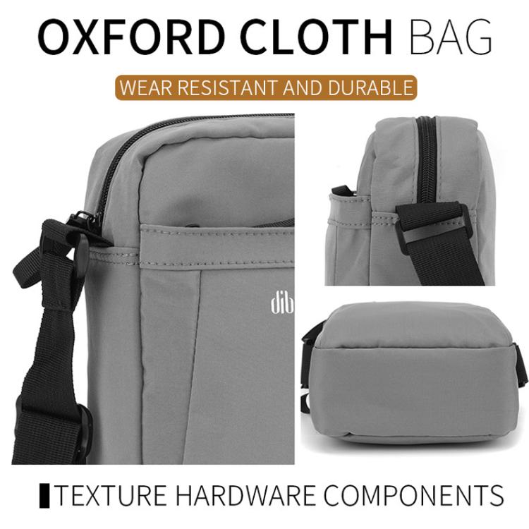 Dibaoleiou Lightweight Multifunction Mobile Phone Bag Men Casual Canvas Bag Shoulder Small Backpack(Black)