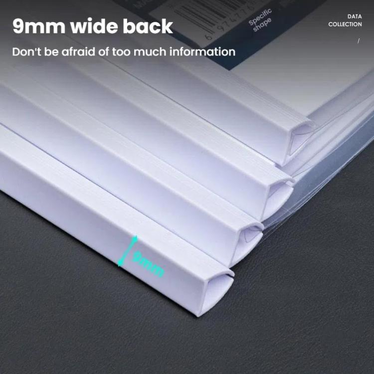 Deli 10pcs /Pack 5854 A4 Lever Arch File Binder With 9mm Spine Width - Holds Up To 80 Sheets(Random Color)