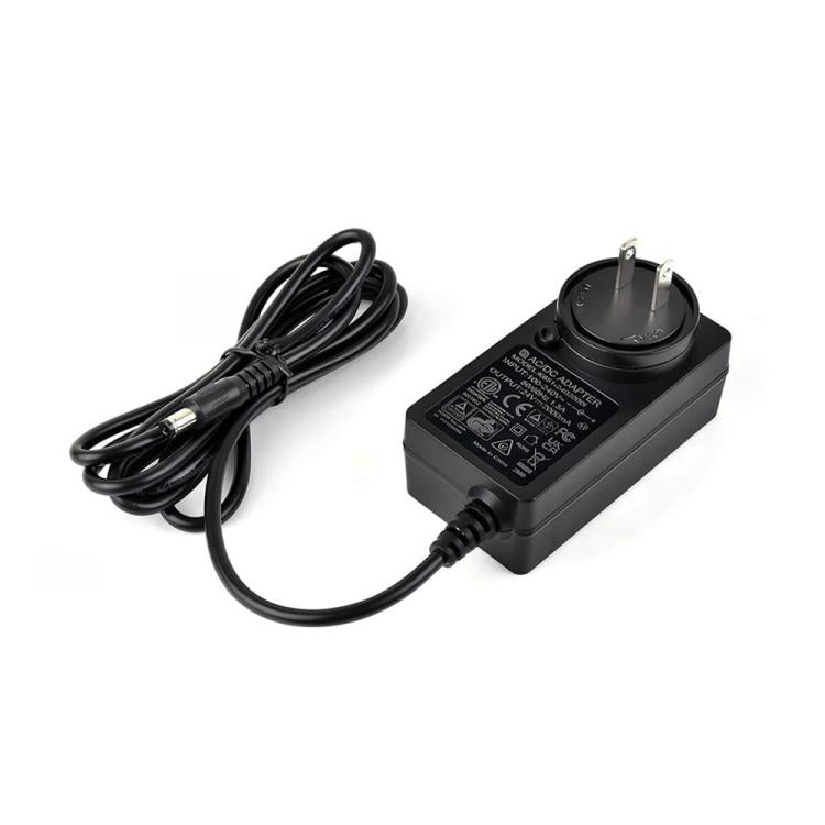 Waveshare 24V / 2A 1.2m Length Cable DC Jack Power Supply Adapter(US Plug)