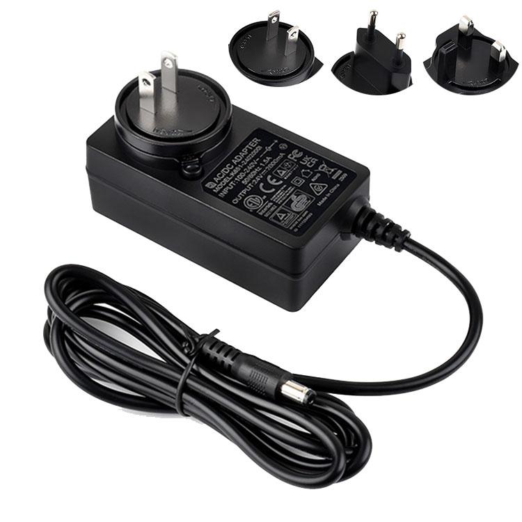 Waveshare 24V / 2A 1.2m Length Cable DC Jack Power Supply Adapter(UK Plug)
