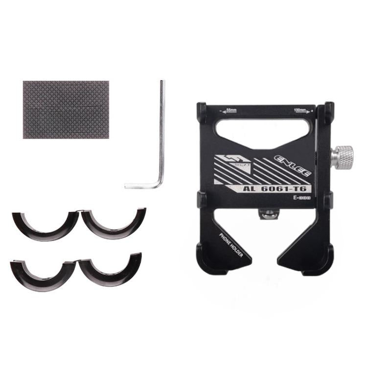 ENLEE E-300 Bicycle Cell Phone Holder Cycling Shockproof Navigation Mount(Black)