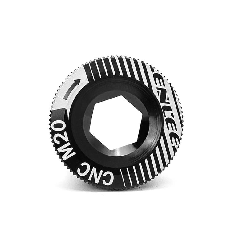 ENLEE Aluminum Bicycle Crank Cover Crank Screws, Color: M20 Black