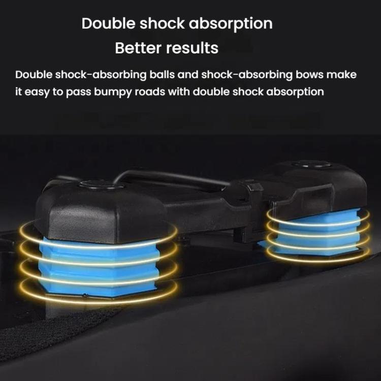 FMFXTRA Thickened Bicycle Saddle Mountain Bike Shaped Saddle, Color: Black+Tail Light