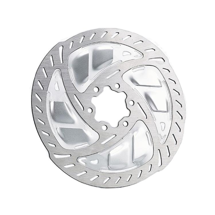 RACEWORK RK152 Mountain Bike Six-nail Heat Dissipation Wear-resistant Disc(Silver 160mm)